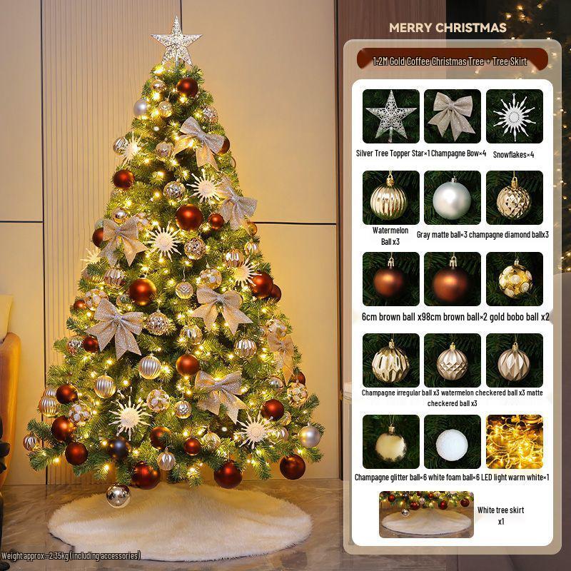 Large Christmas Ornaments Set for Living Room and Home Decoration