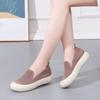 Summer Beijing cloth shoes women's new breathable fly-woven mesh soft-soled lazy shoes flat casual and comfortable shoes
