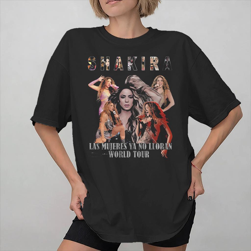 Shakira 2026 Tee Shirt for Unisex Women New Arrival T Shirts Cotton Clothing