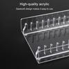 Clear Acrylic CDs Holder, Desktop Organizers Rack for 12 Standard CDs Case, Slip Resistant Base