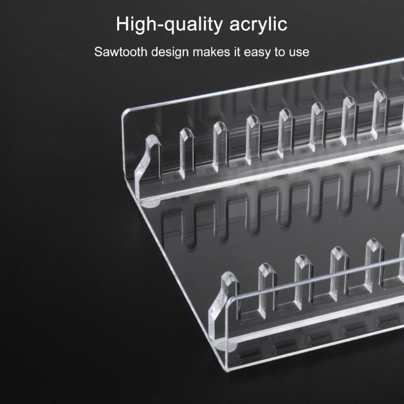 Clear Acrylic CDs Holder, Desktop Organizers Rack for 12 Standard CDs Case, Slip Resistant Base