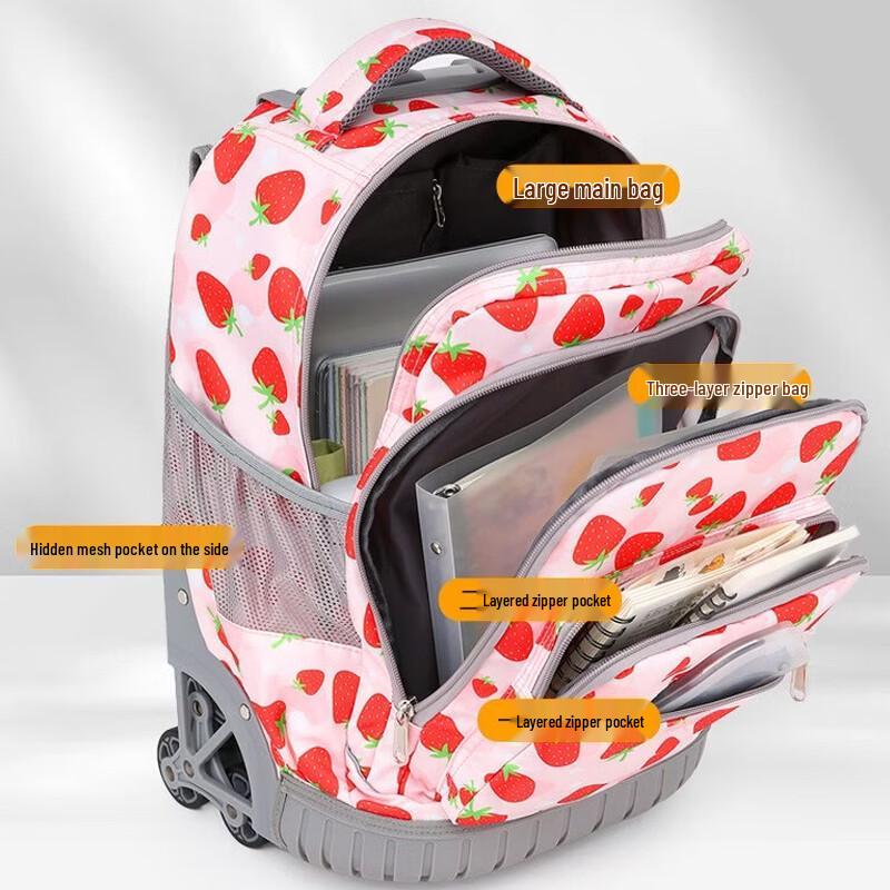 Zaino Scolastico con Ruote MDNG per Bambini