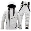 Zhanshi Unisex Solid Color Ski Suit