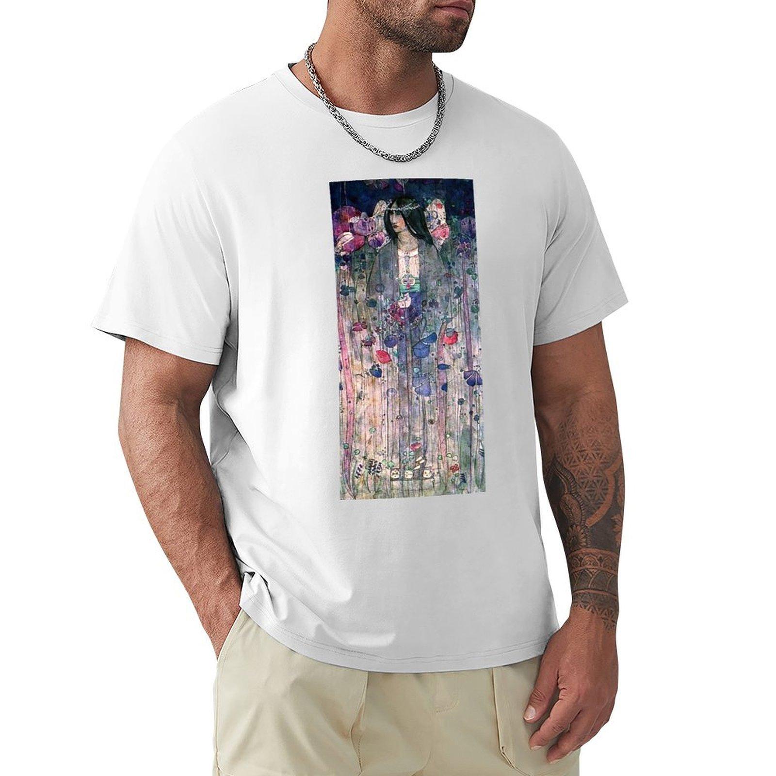 Charles Rennie Mackintosh In Fairyland 1897 Tshirt Worker Basic Short Sleeve Tee S