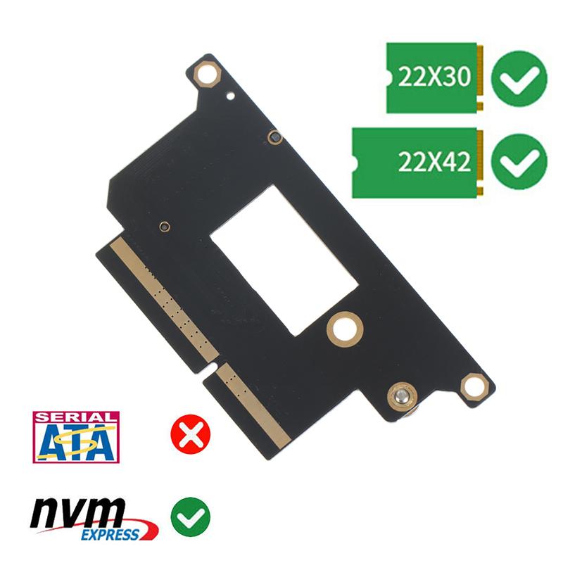 Nvme M.2 Ngff Ssd For 13" 2016-2017 Macbook Pro A1708 Upgrade Adapter Card