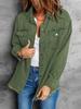 New Style Plus Size Women's Casual Denim Jacket - Simple European Design