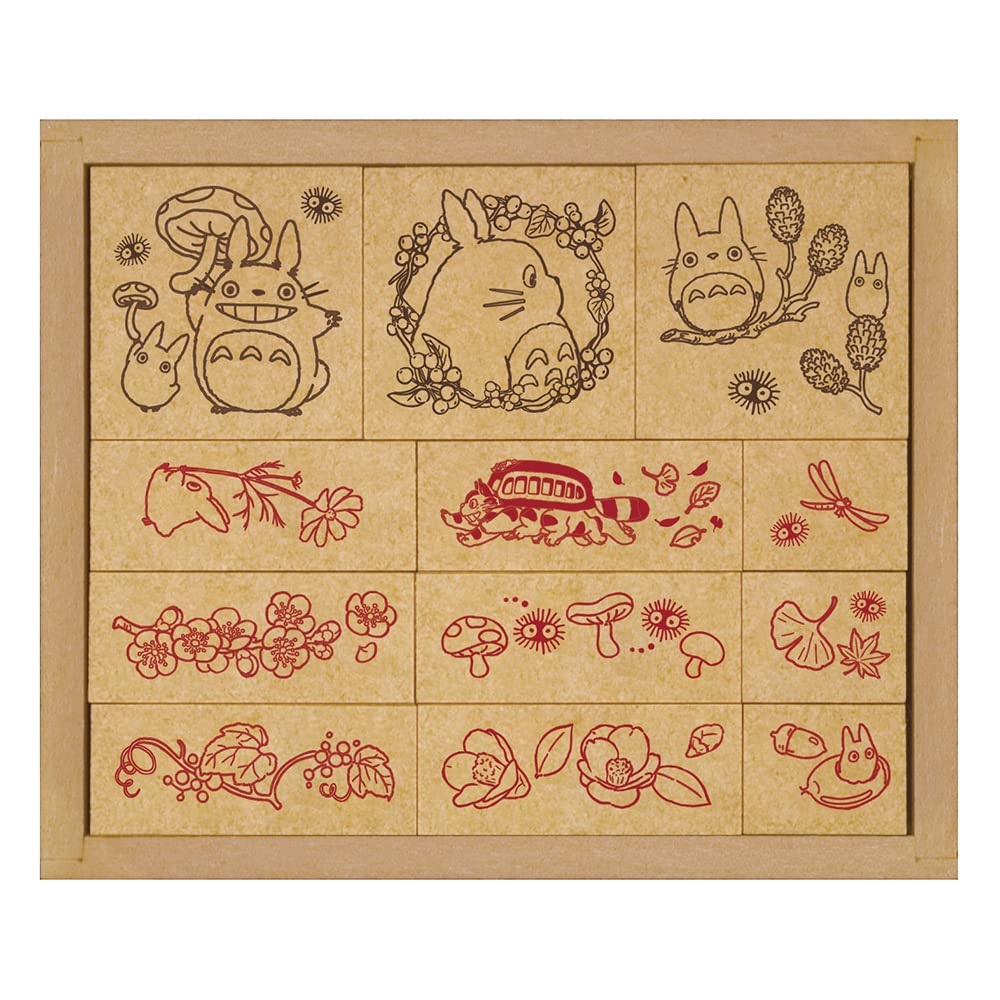 Beverly Studio Ghibli My Neighbor Totoro Flower Stamp, Stamp, Fall/Winter SOH-008