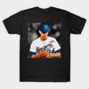 Asian Size Cotton Unisex Tshirt Print T-shirt Nolan Ryan Bloody Lip T-shirt No-Cut Print Regular Fit