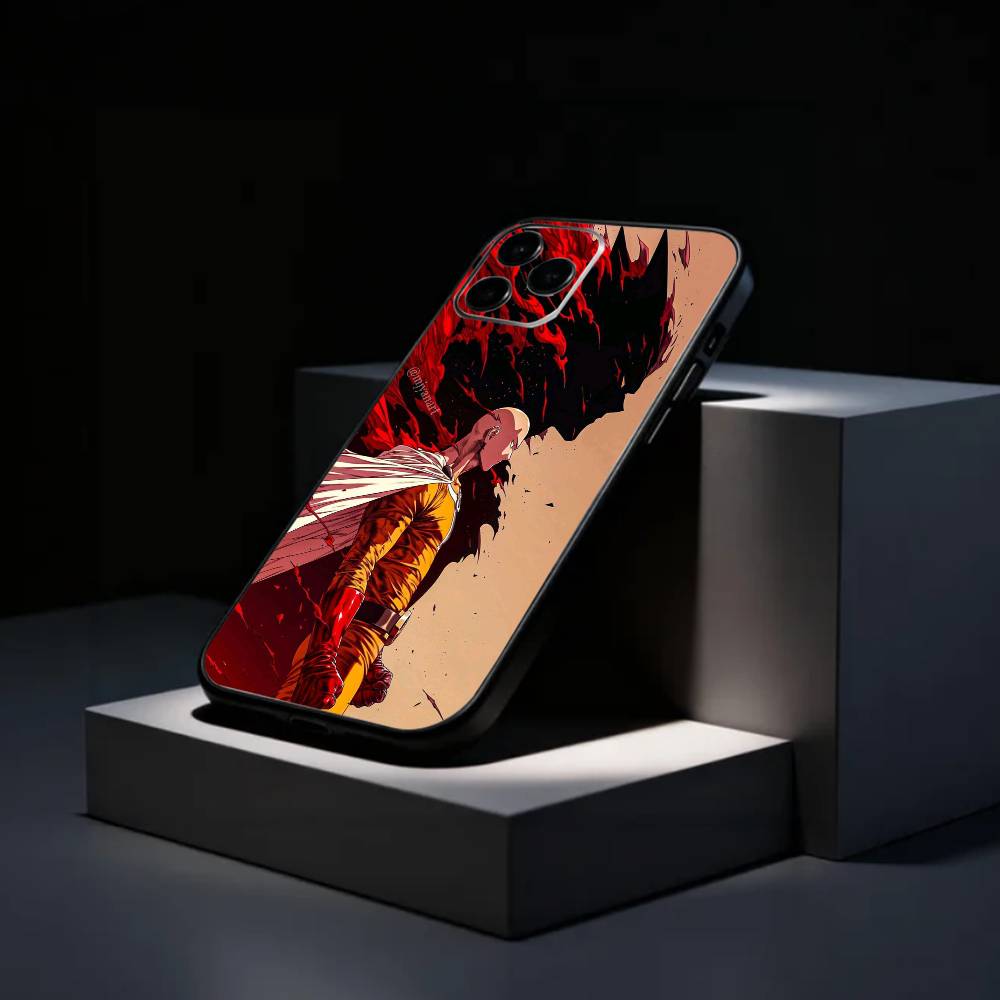 Lustiges One Punch M-Man Handyhülle Silikon Weich Für IPhone 17 16 15 14 13 12 11 X XR Plus Pro Max Plus