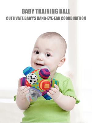Non-Toxic Baby Toy Fun Little Loud Bell Baby Ball Rattles Toy Develop Baby Intelligence Grasping Toy Hand Bell Rattle Toys For Baby Infant