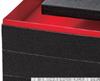 Outdoor Lunch Box Made in 3 Washi Black Wood Grain x x J-kitchens (Lunch Box) Japan, Tiers, 6.5 inches, Paper, Interior, Red, 20.7cm 20.7cm 17.0cm