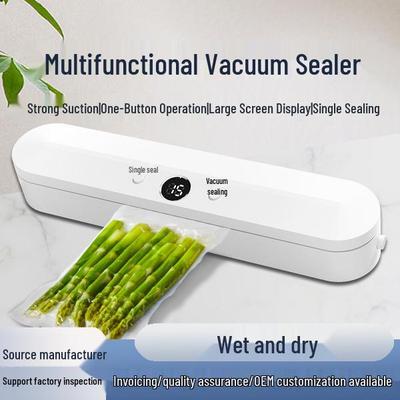 Automatic Vacuum Sealer for Food Preservation - Seals Dry & Wet Snacks