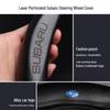 Echtes Leder Rutschfester Lenkradbezug für Subaru Forester, Outback, Legacy und Impreza - Ultradünnes Design