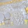 63ks Kawaii DIY Ita Bag Dekorace Materiál Sada Stuha Mašle Andělské Křídlo Sada Doplňků K-Pop Fanoušci Ruční Výroba