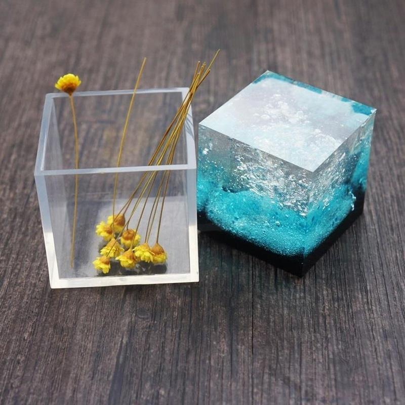 Jewelry Mold Pendant Pyramid Silicone Ornaments Resin Hand Making Tool