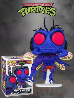 Teenage Mutant Ninja Turtles figur Superfly Superfly Funko Funko vinylleksak TMNT Ninja Turtles 12,7 cm Nr 1393