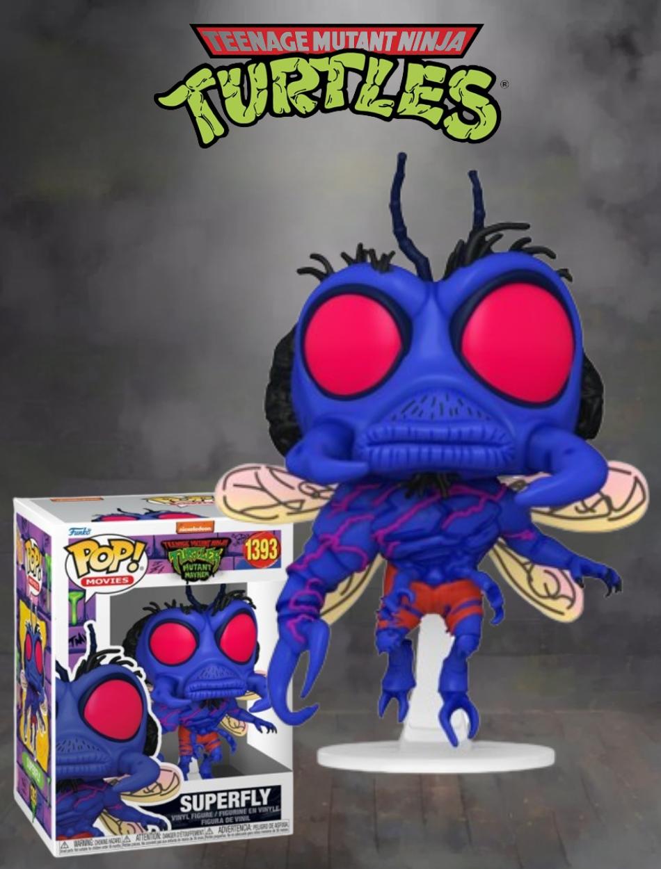 

Черепашки Ніндзя фігурка Суперфлай Superfly Funko Фанко вінілова іграшка TMNT Ninja Turtles 12,7см №1393 12 синій