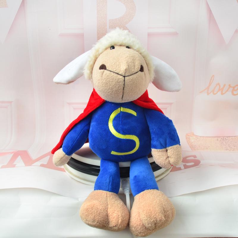 Cartoon Little Sheep Plush Toy - Cute and Silly Super Sheep Doll Pillow for Valentine's Day or Birthday Gift