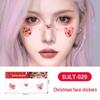 Christmas Tattoo Stickers: Easy-to-Remove Temporary Makeup Tattoos with Tree, Reindeer, and Snowflake Designs.