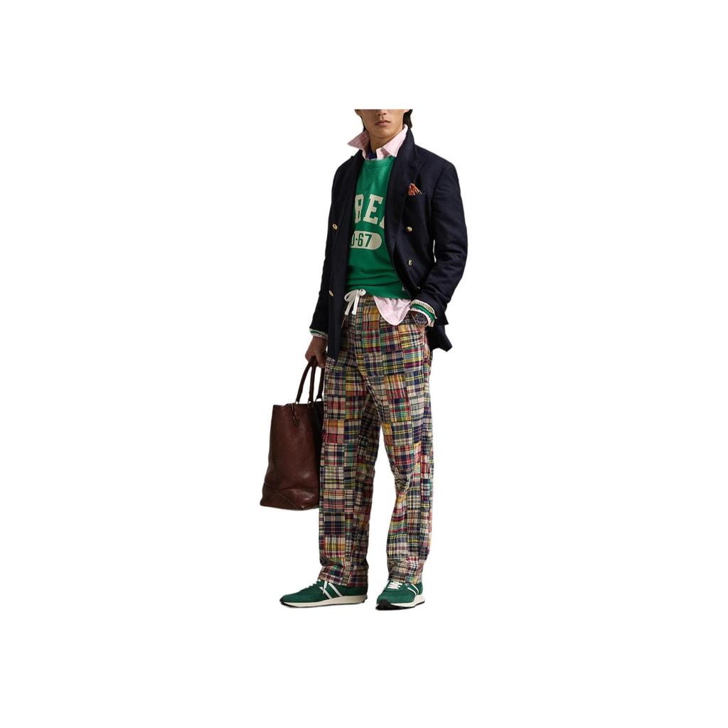 Polo Ralph Lauren Preppy Style Loose Fit Patchwork Plaid Trousers Men bottoms Multicolor MNPOPNT14H20086-999