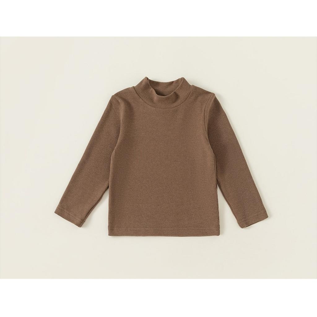 Children's Base Shirt for Spring and Autumn Styles, Long Sleeves and A Half High Collar Top, Children's Clothing, Baby's Multi-color Pullover Shirt