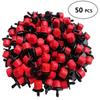 50pcs Adjustable Irrigation Drippers Sprinklers 1/4'' Emitter Dripper Micro Drip Irrigation Sprinklers