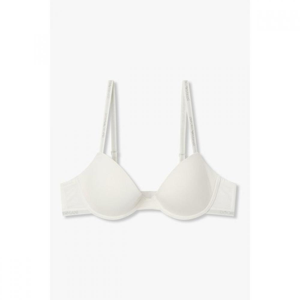 Emporio Armani Women S Metallic Logo Removable puSh Up Bra 086185517 75A
