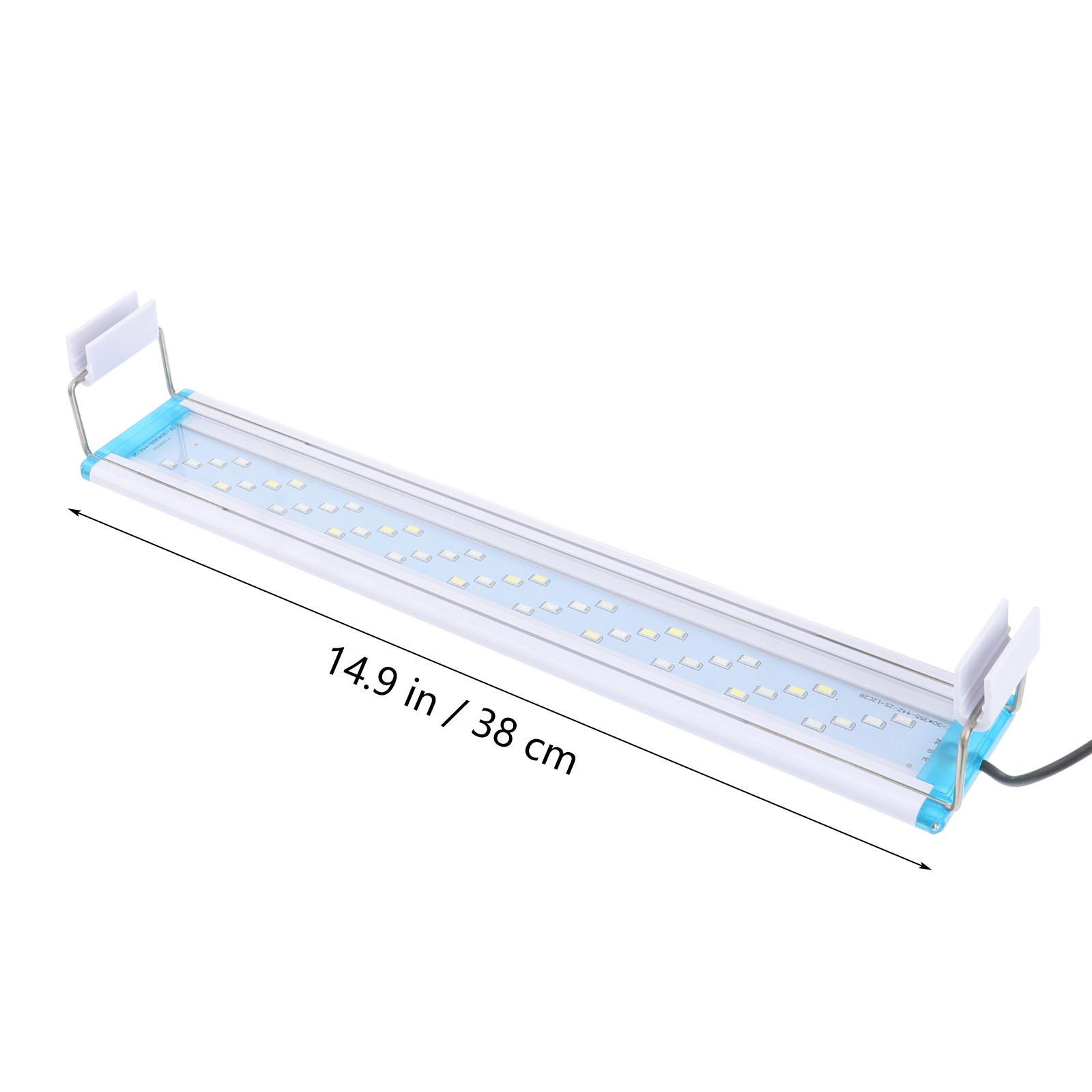 1 шт. Светодиодная лампа для аквариума, меняющая цвет, лампа для аквариума для водных растений, дизайн с защелкой, легкая установка, штепсель EU, светодиодная лампа для аквариума EU Plug