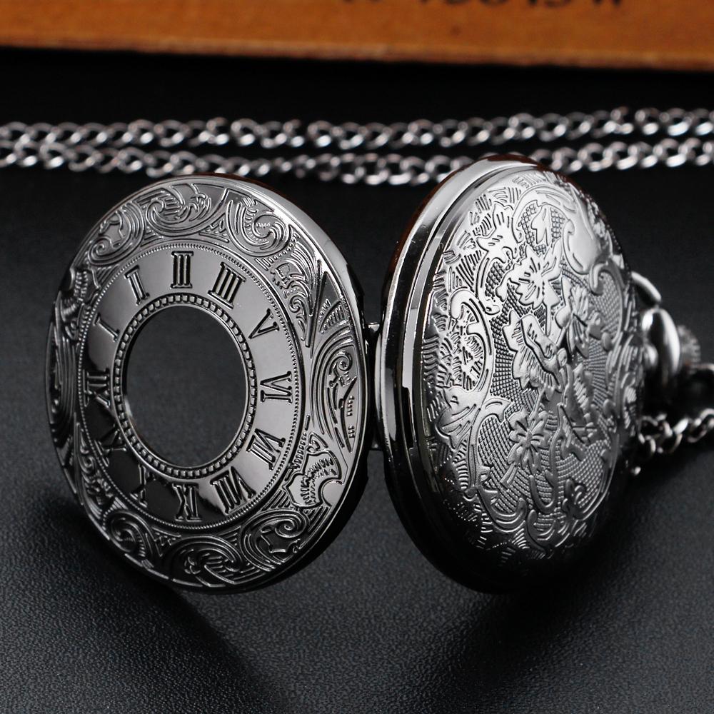 10pcs/lot Wholesale Vintage Roman Pocket Watch Romantic Star Sky Star Design Necklace Chain Quartz Pocket Fob Watches Pendant