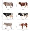 Children'S Simulation Solid Wildlife Cow Thar Cow Ranch Poultry Toy Collection Ornament Model
