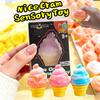 Sensory Squeeze Toy Ice Cream Color Squishy Stress Relief Fidget Toys Children Adults Collectable Surprise Relief Ball Kid Gifts
