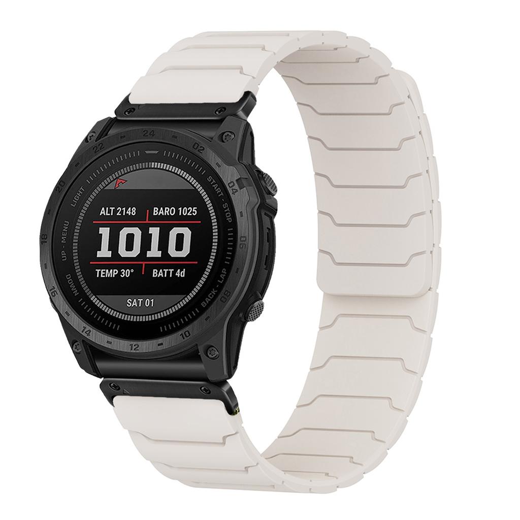 22/26mm Two tone magnetic strap for Garmin Fenix 8 7 7X PRO 6X 3 3hr 6x PRO silicone band for garmin watch smartwatch bracelet