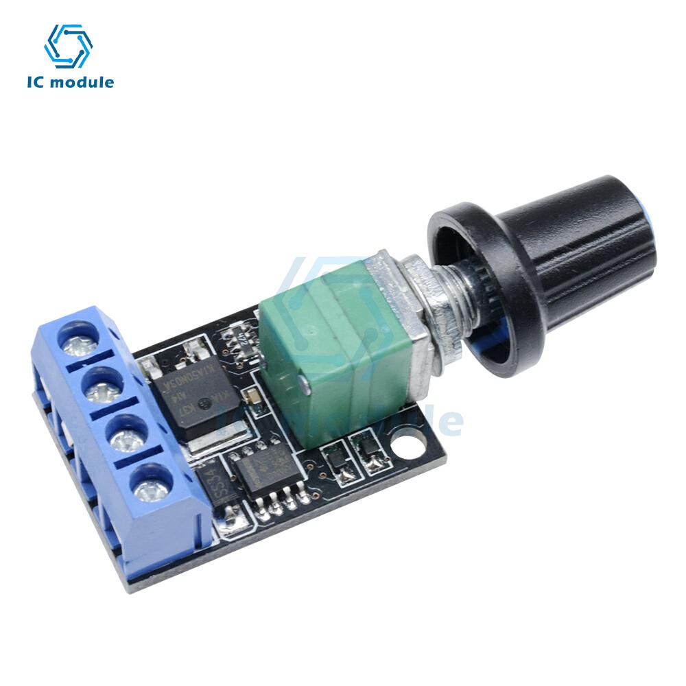3A/10A PWM DC Motor Speed Controller Speed Governor Potentiometer 5V 12V 16V Switch Module with LED Dimmer for Speed Regulation