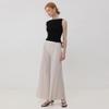 Flow Pleats Wide Banding Pants Plitz