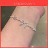Simple Zircon Butterfly Pendant Bracelet For Womens Fashion Jewelry