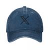 X Bird LOGO Baseball Cap Cosplay Rugby Designer Cap Snapback Cap Golf Wear Unisex Womens