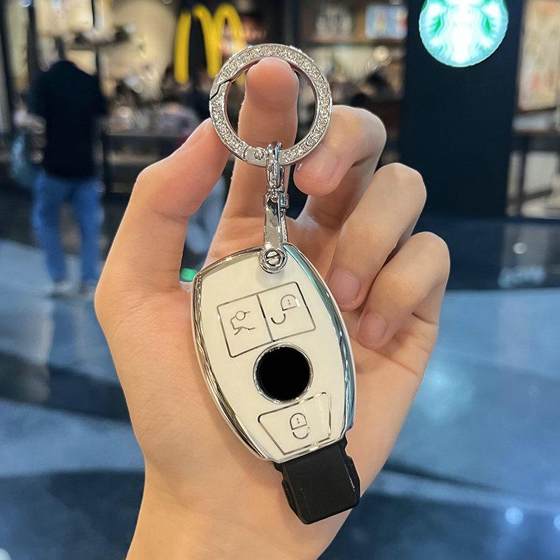 Tpu Car Key Case Cover For Mercedes Benz A B C E Class Gls Gla Glk Glc Cls Cla Amg W204 W205 W212 W463 W176 Accessories