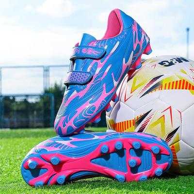 Youth Velcro Soccer Cleats - Professional Training & Competition Shoes for Boys and Girls