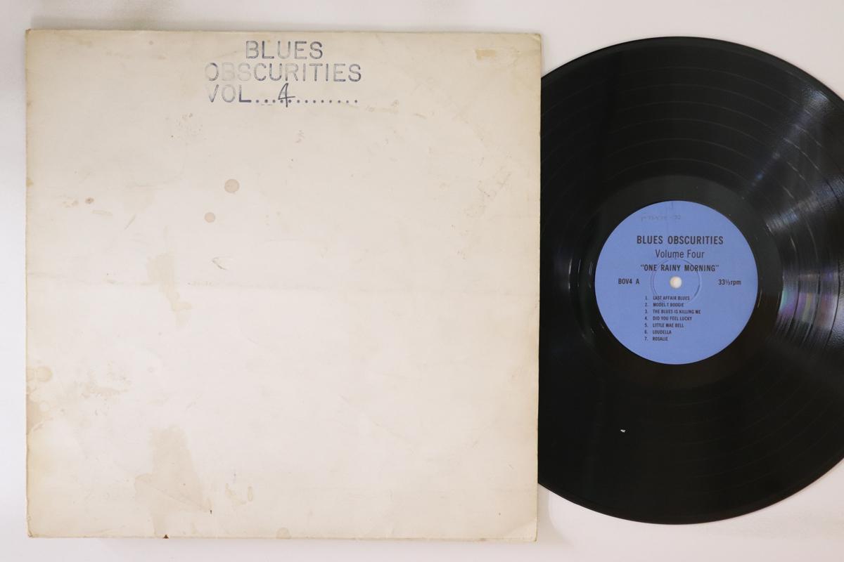 

LP Record VARIOUS Blues Obscurities one Rainy Morni BOV4 BLUES OBSCURIT UK Blues Used
