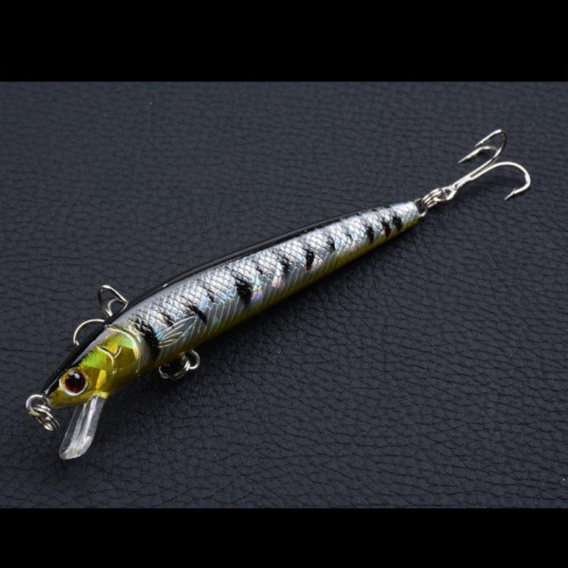 Angelköder 10-farbiger Minnow Bionischer Köder 9,5cm/8,5g Köder Kunststoff Hartköder Für Meeresangeln
