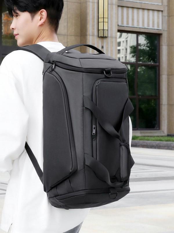 Unisex Travel and Gym Bag with Shoe Compartment, Wet/Dry Separation, Large Capacity for Short Trips and Sports.