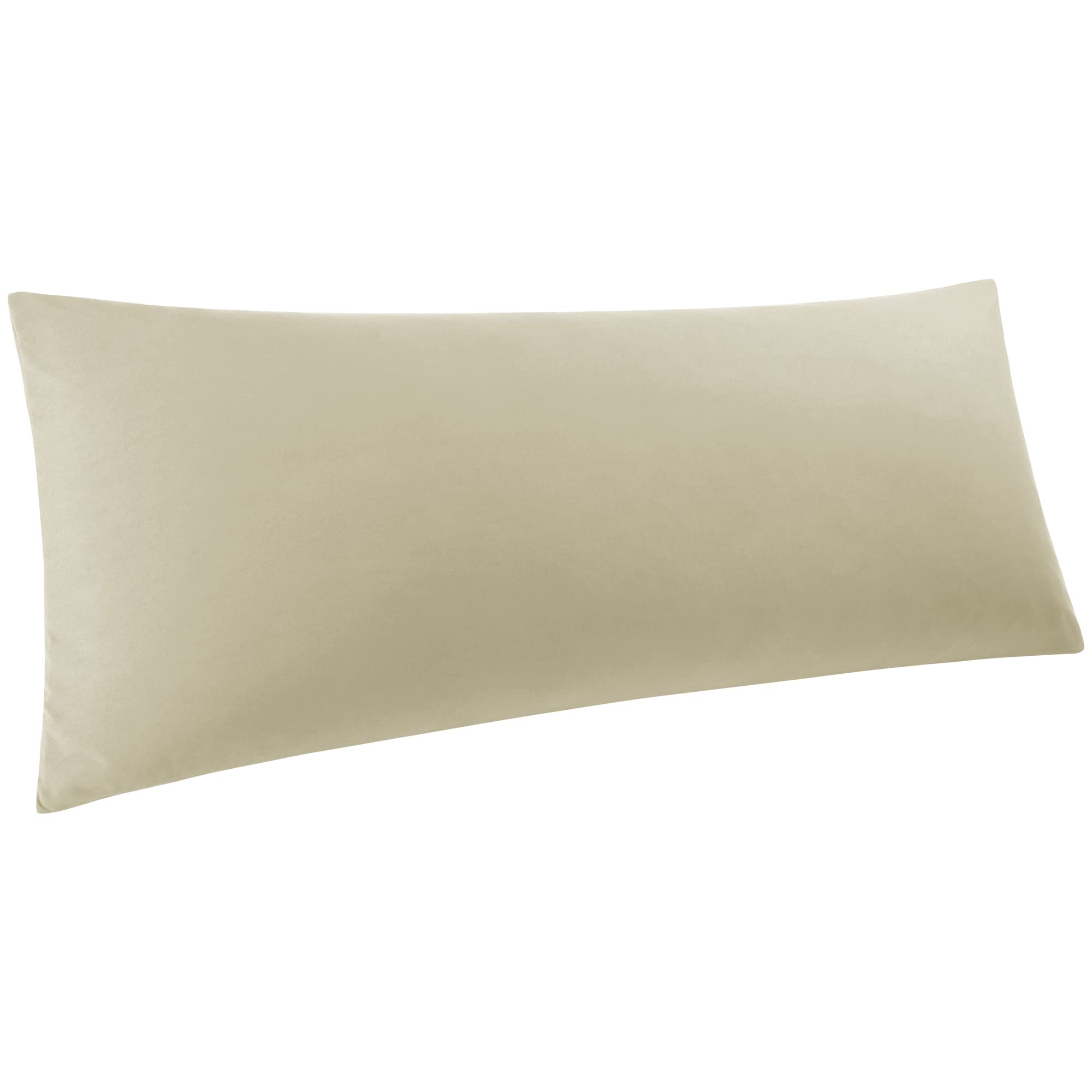 

PiccoCasa Длинная подушка для тела с 1 наволочкой 50x160см, Микрофибра, Однотонная, Скандинавский стиль, В натуральную величину, Наволочка, Молния, Штука, Хаки,