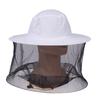 1Pc Beekeeping Protective Bee Hat Anti Bee White Hat-Veil Combo Bee Hat Bug Mesh Mask Beekeeping Protection Beekeeper