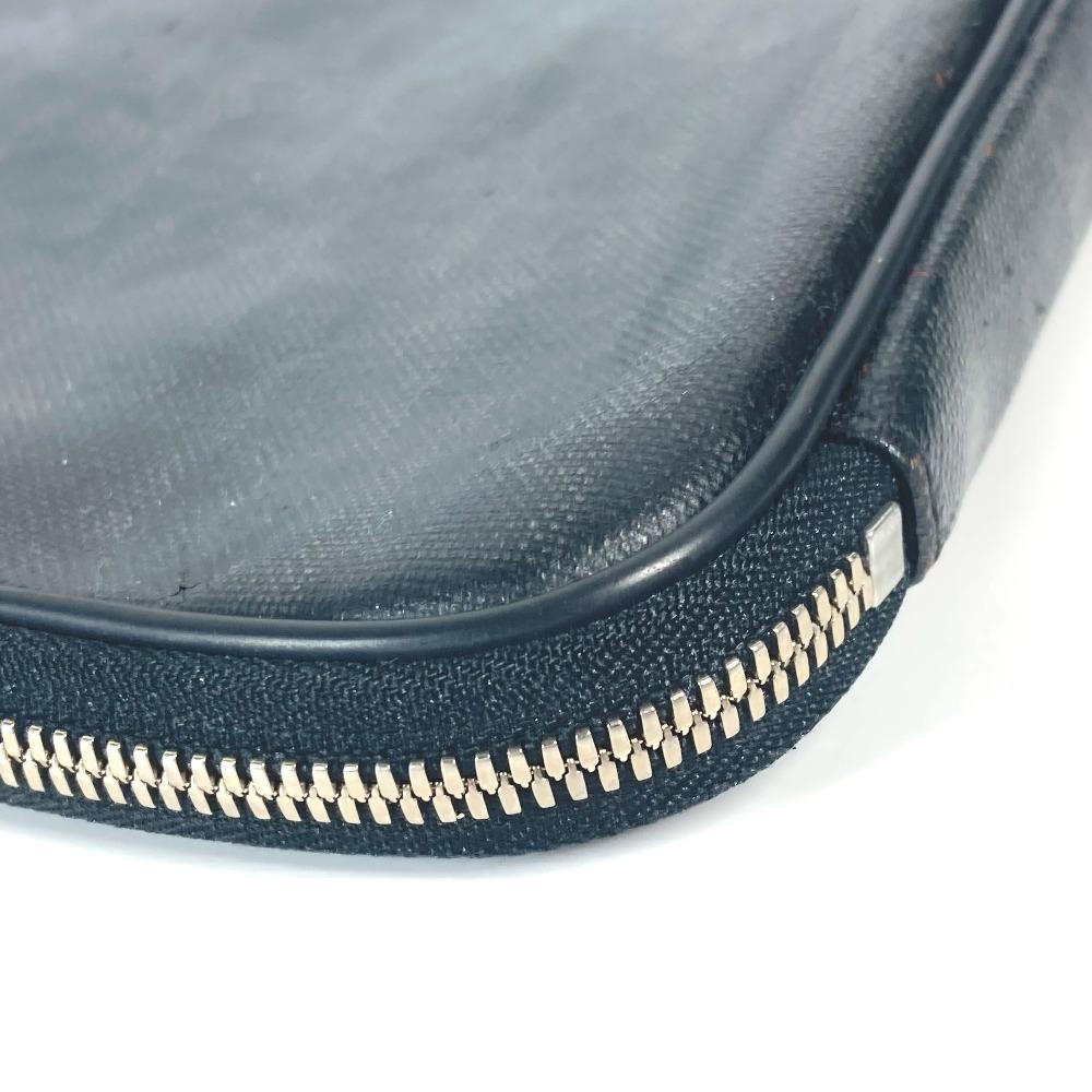 Dior logo Trotter clutch bag bag Pouch PVC Black
