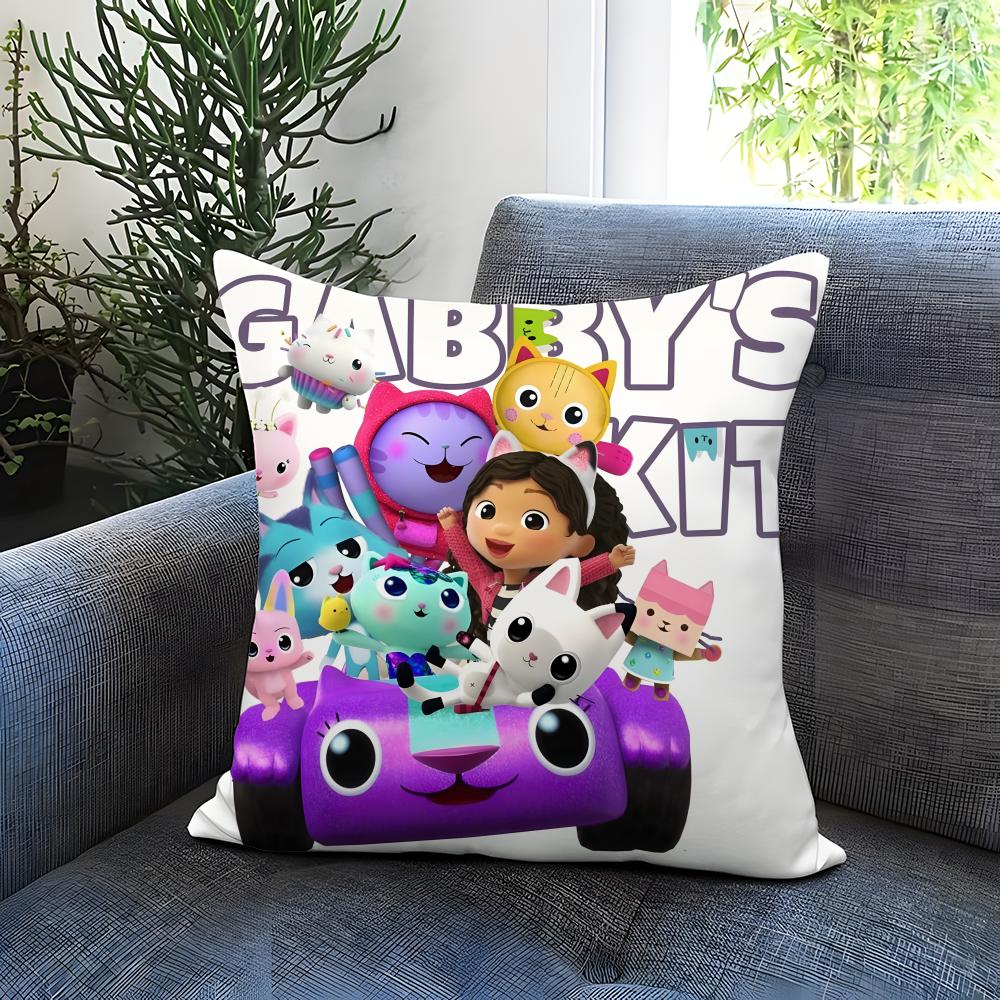 G-Gabbys D-Dollhouse Cushion Cover Comfortable Reversible Pillow Cover Ideal for Car Sofa Bedroom & Beyond