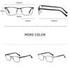 Unisex Fashion High-definition Anti-blue Light Reading Glasses Men's Business New Full-frame Glasses for Farsightedness +3.5+4.0