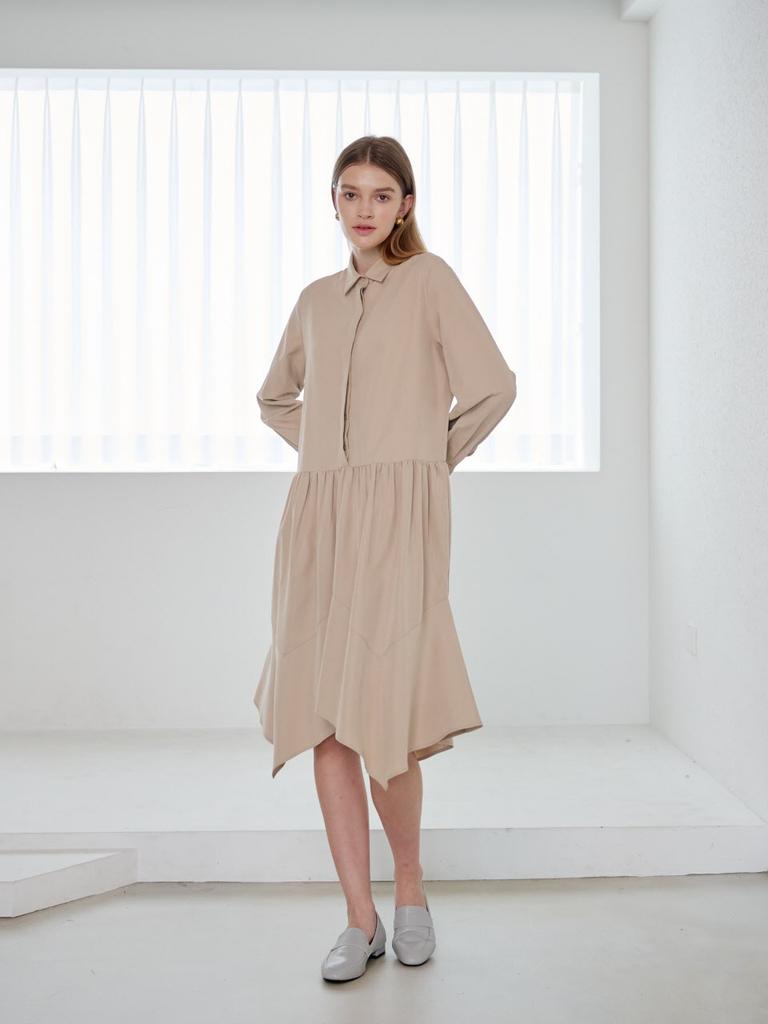 Koes Matilda Shirt Dress Matilda Shirt Dress_Beige