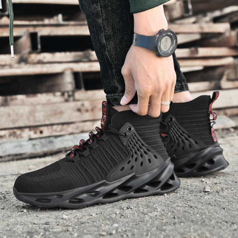 Fashion Unisex Breathable Safety Work Shoes Anti-smash Anti-puncture Labor Insurance Footwear for Men Women Sneakers Safety Boots Hiking