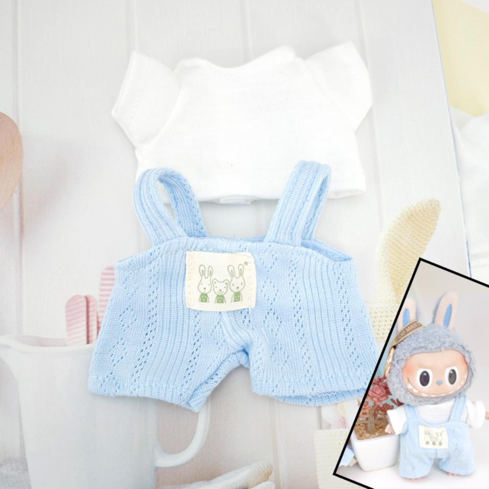 

Suspender Dress Labubu Doll s Clothes Pants Set Plush Dolls Clothes Kids Girls Toys style 4