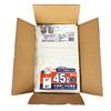 Japax Garbage Bag 45L Thickness 10 Sheets X 50 Books TSN46 High Tensile Strength Plastic Bag with Size Indication (white Semi-transparent) 0.025mm